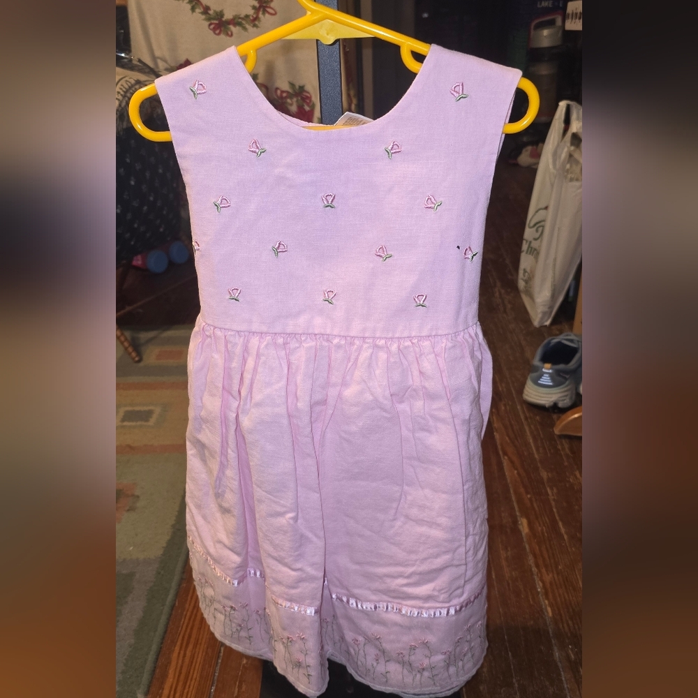 5 For 25$ Blueberi Boulevard Light Pink Floral Dress